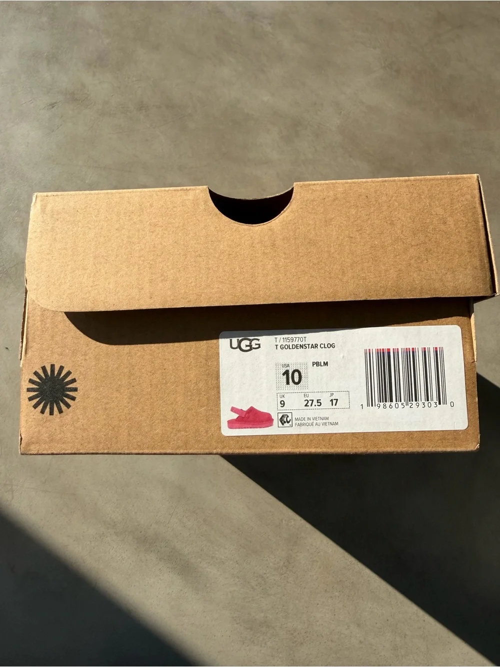 Ugg T Goldenstar Clog-Toddler size 10